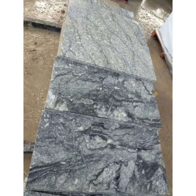 China natural polished samistone nero santiago grey floor tile granite