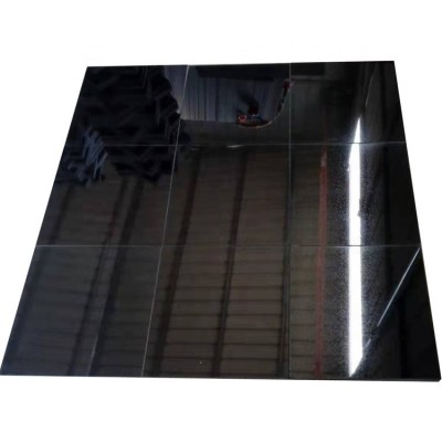 Wholesale natural stone tile flooring China stone absolute black granite