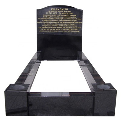 Wholesale price black funeral headstones tombstones monument granite